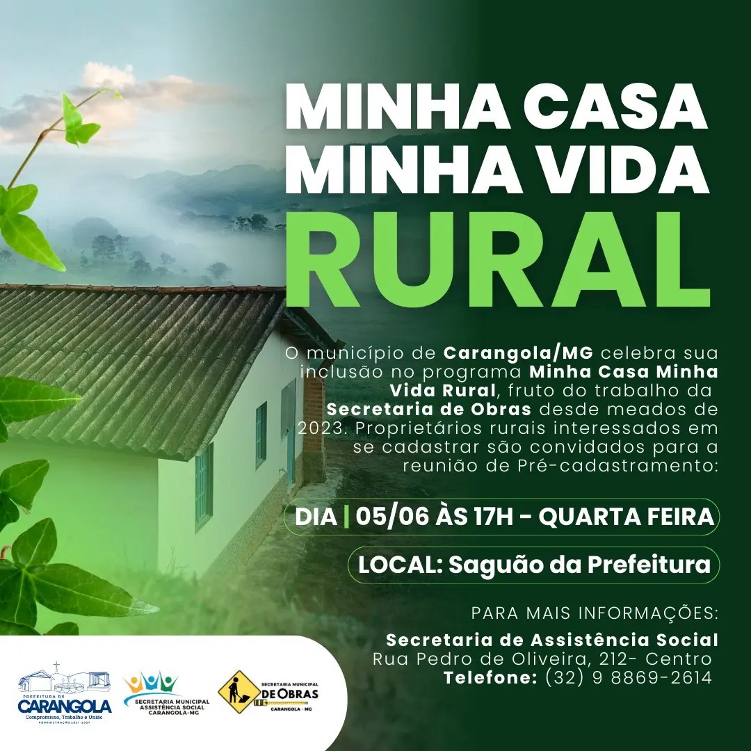 Minha casa minha vida rural