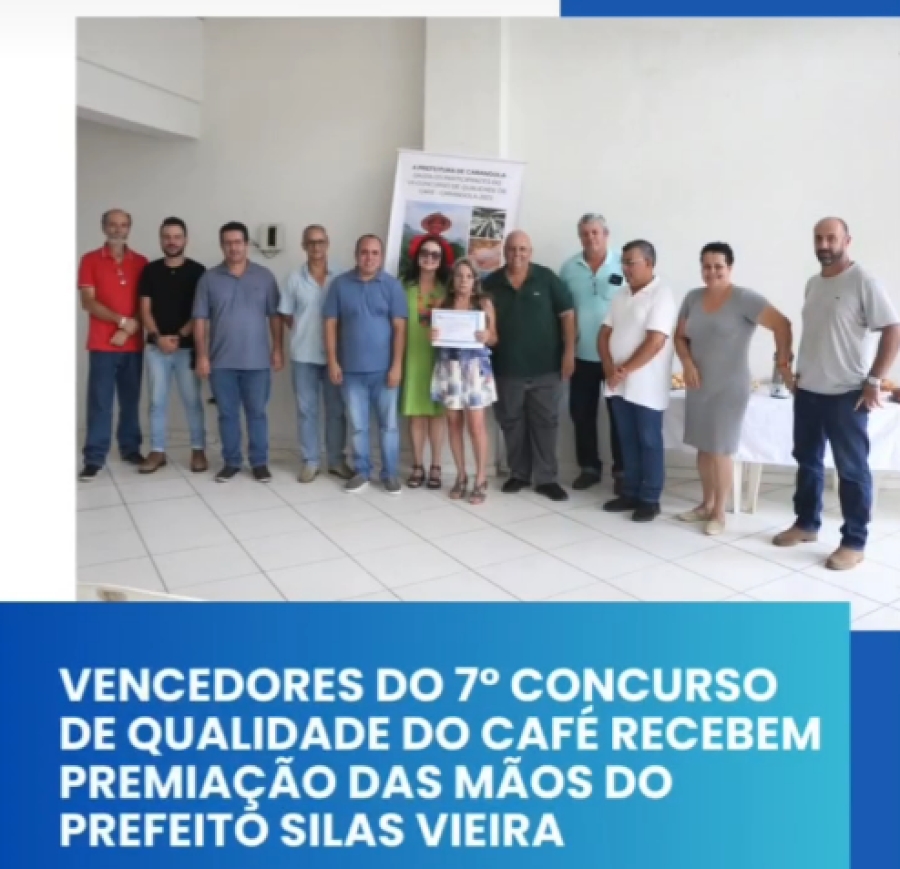 Premiação 7º Concurso de Qualidade do Café